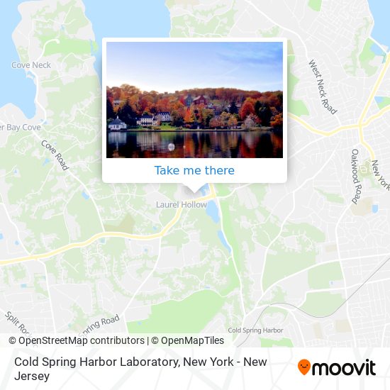 Cold Spring Harbor Laboratory map