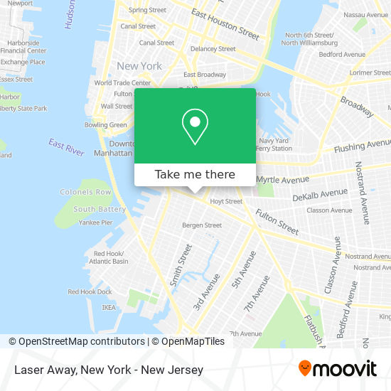 Laser Away map