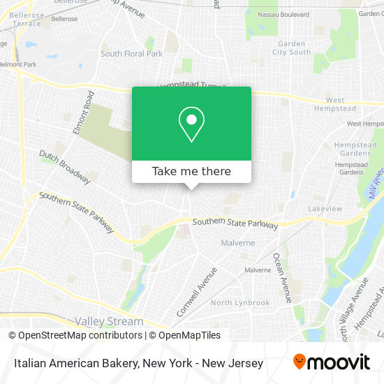 Mapa de Italian American Bakery