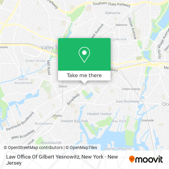 Mapa de Law Office Of Gilbert Yesnowitz