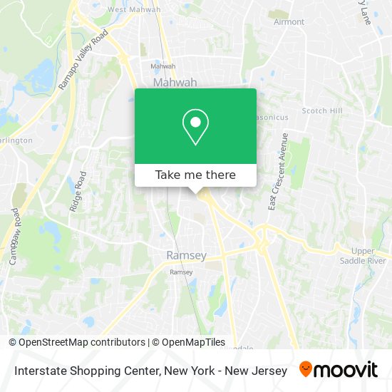 Interstate Shopping Center map