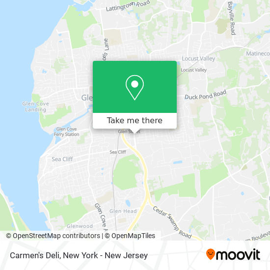 Carmen's Deli map