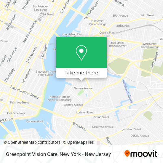 Greenpoint Vision Care map
