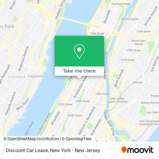 Discount Car Lease map