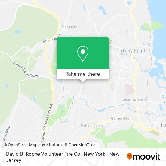 Mapa de David B. Roche Volunteer Fire Co.