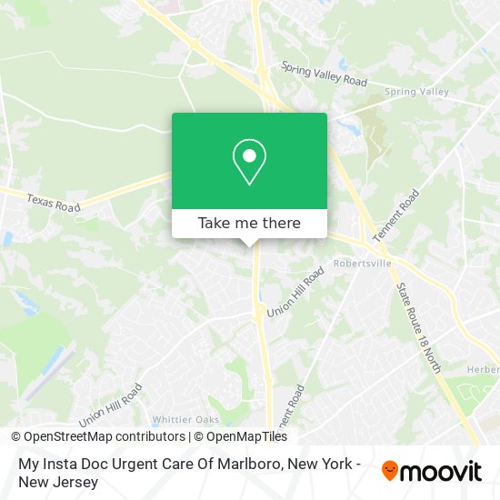 Mapa de My Insta Doc Urgent Care Of Marlboro