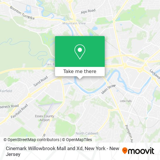 Mapa de Cinemark Willowbrook Mall and Xd