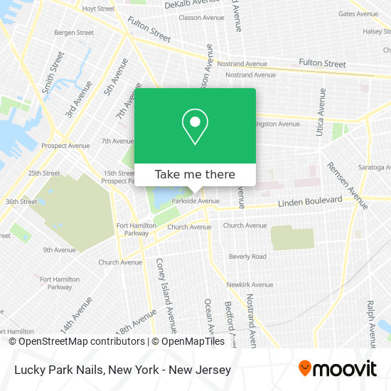 Mapa de Lucky Park Nails