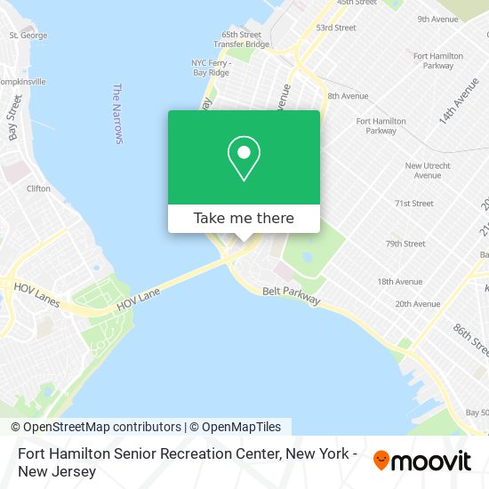 Fort Hamilton Senior Recreation Center map