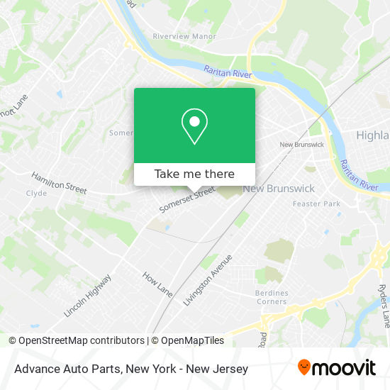 Mapa de Advance Auto Parts