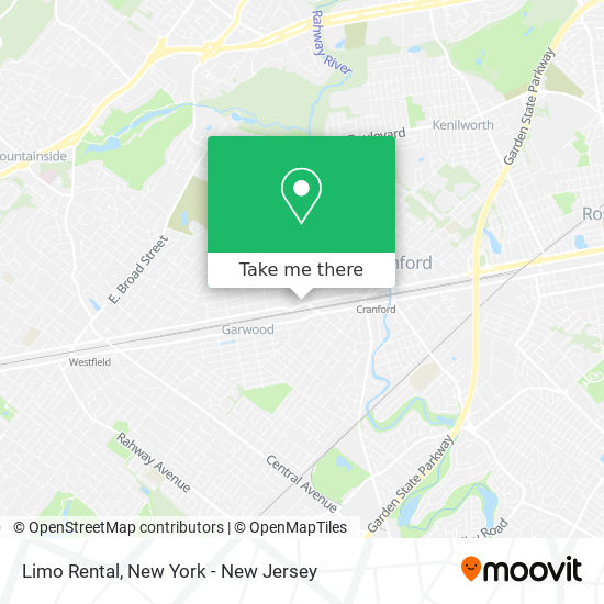 Limo Rental map