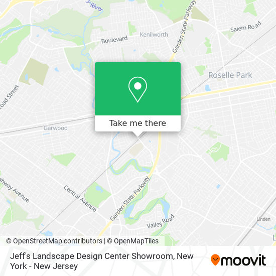 Jeff's Landscape Design Center Showroom map