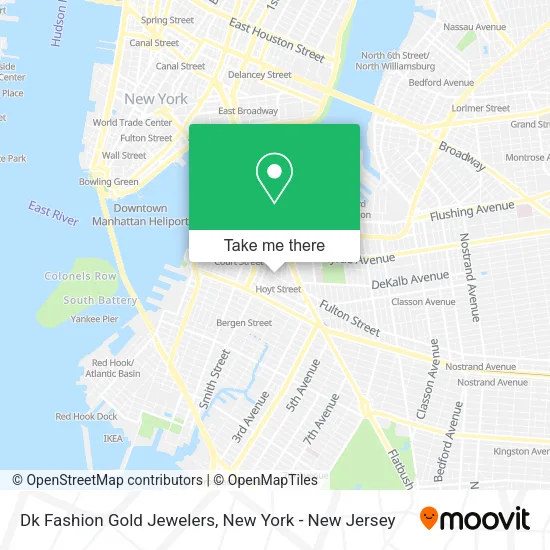 Dk Fashion Gold Jewelers map