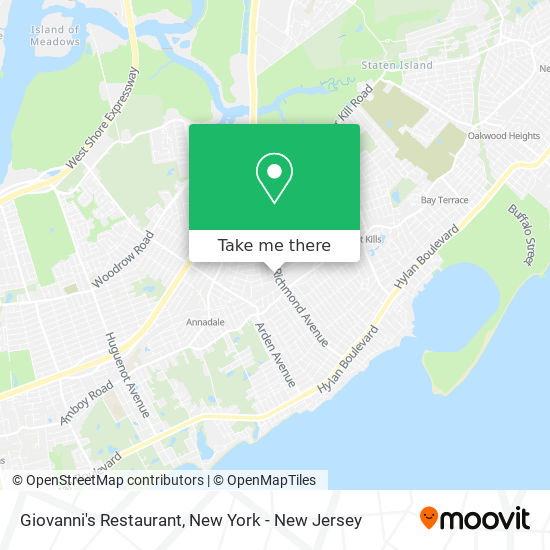 Giovanni's Restaurant map