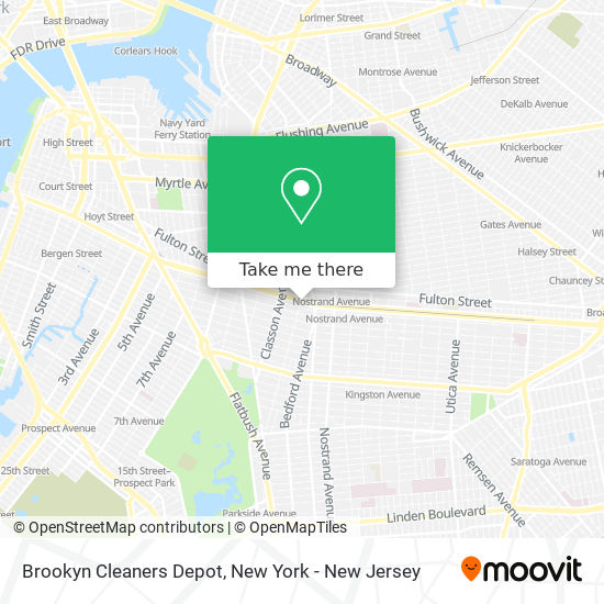 Brookyn Cleaners Depot map