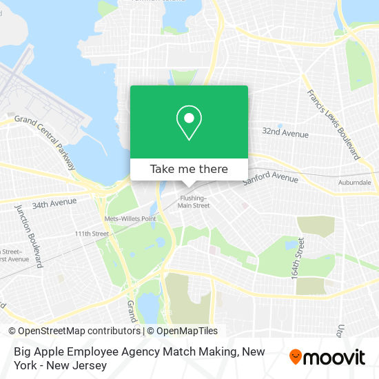 Mapa de Big Apple Employee Agency Match Making