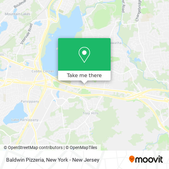 Baldwin Pizzeria map