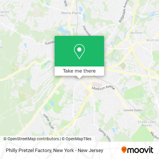 Philly Pretzel Factory map