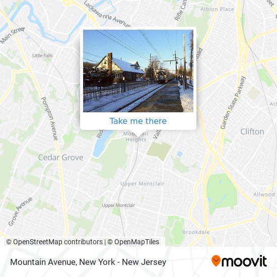 Mapa de Mountain Avenue