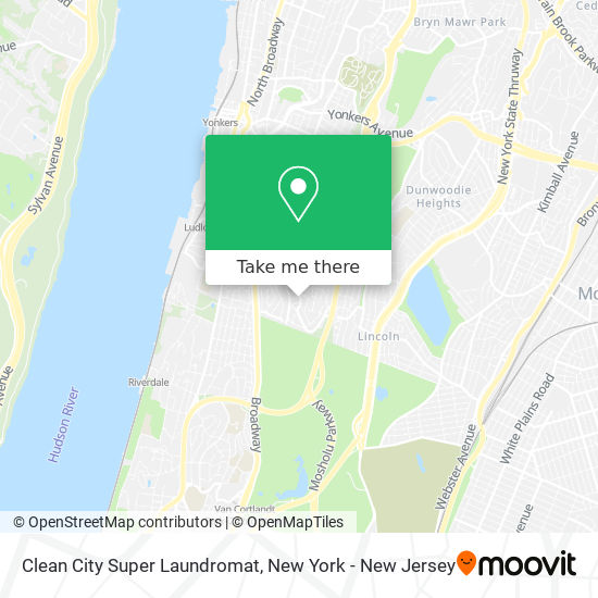 Clean City Super Laundromat map