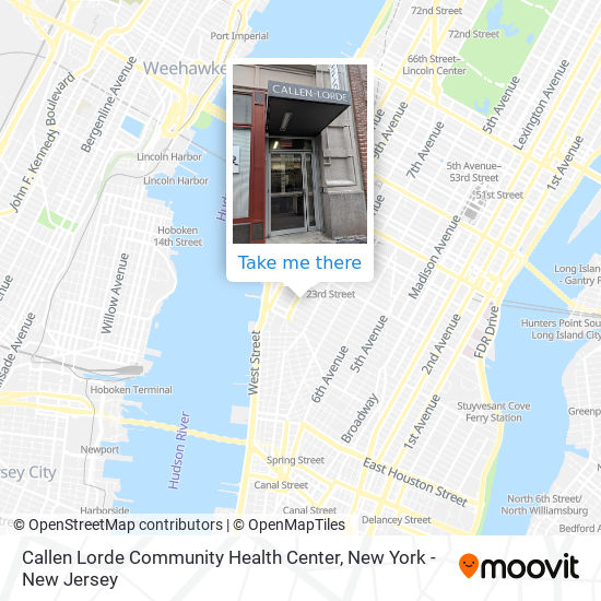 Mapa de Callen Lorde Community Health Center