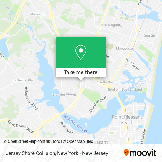 Mapa de Jersey Shore Collision