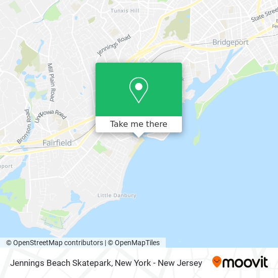 Jennings Beach Skatepark map