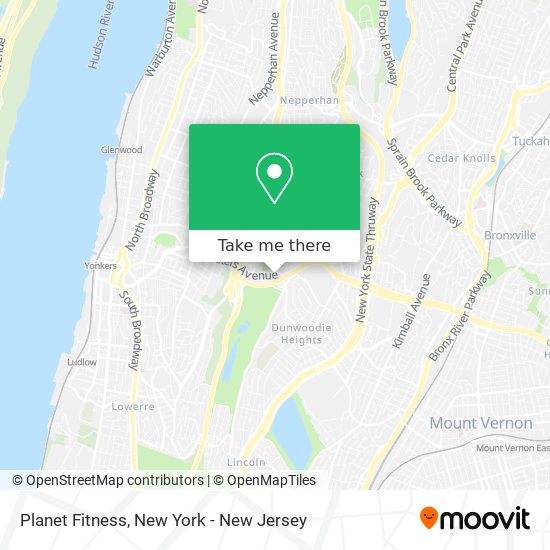 Planet Fitness map