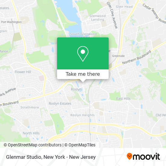 Glenmar Studio map