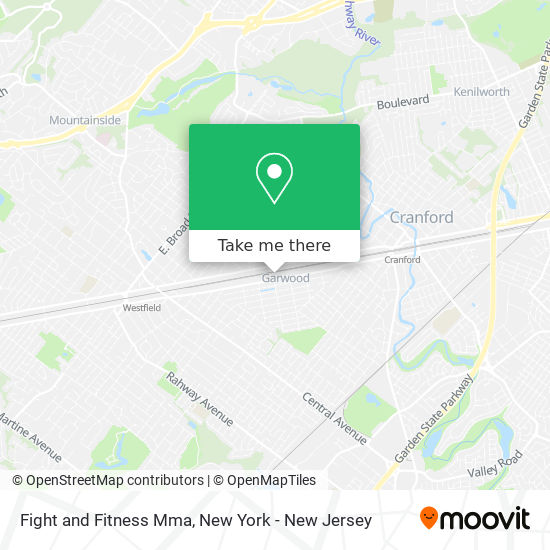 Fight and Fitness Mma map