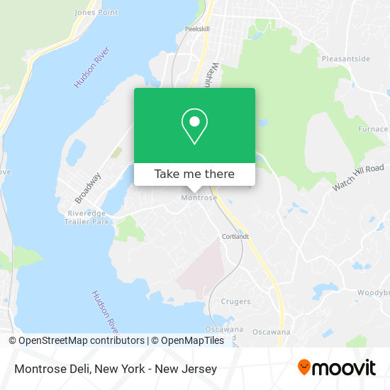 Montrose Deli map