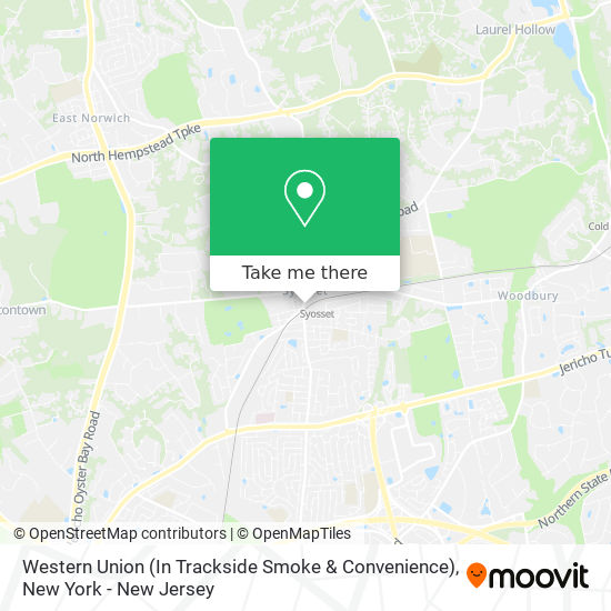 Western Union (In Trackside Smoke & Convenience) map