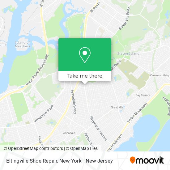 Mapa de Eltingville Shoe Repair