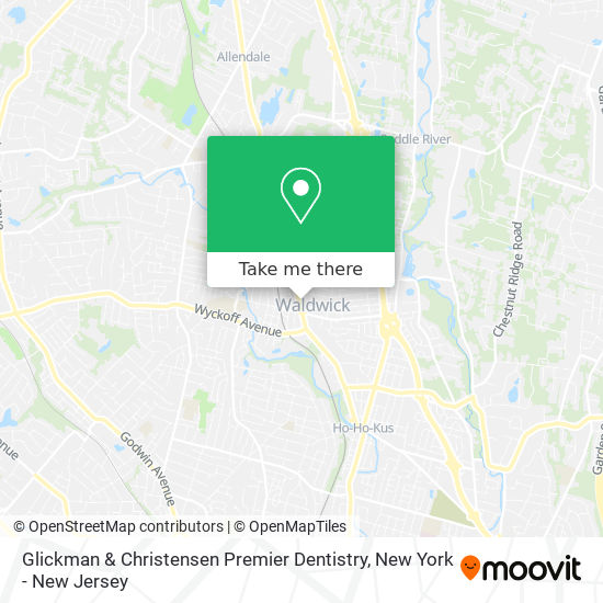 Mapa de Glickman & Christensen Premier Dentistry