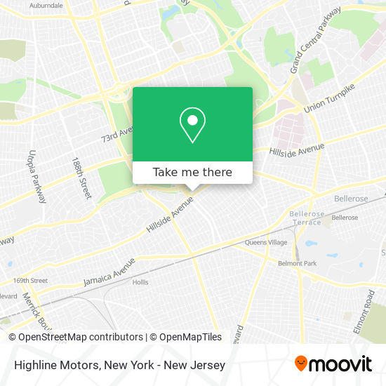 Highline Motors map