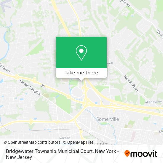 Bridgewater Township Municipal Court map