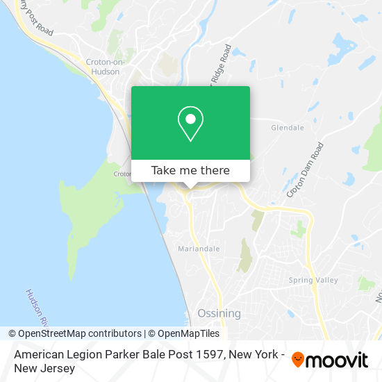 Mapa de American Legion Parker Bale Post 1597