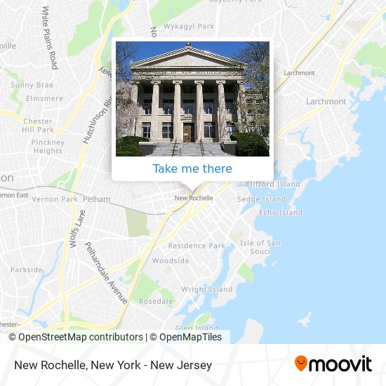 Mapa de New Rochelle