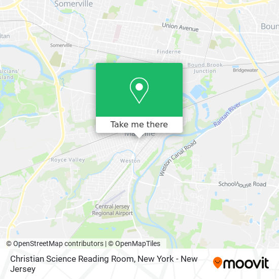 Christian Science Reading Room map