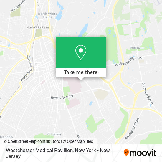 Westchester Medical Pavillion map