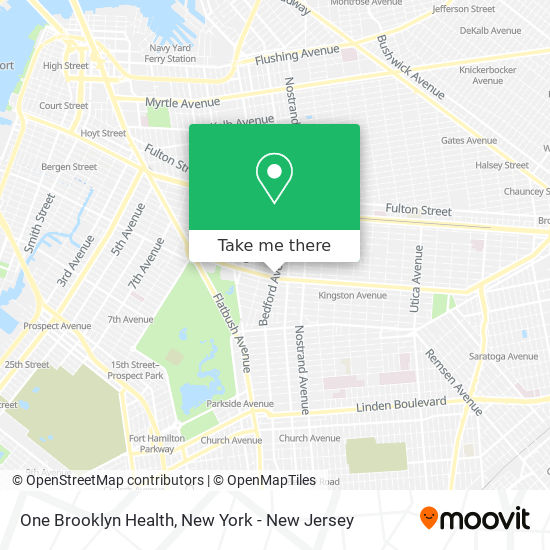 Mapa de One Brooklyn Health