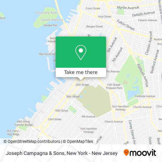 Joseph Campagna & Sons map