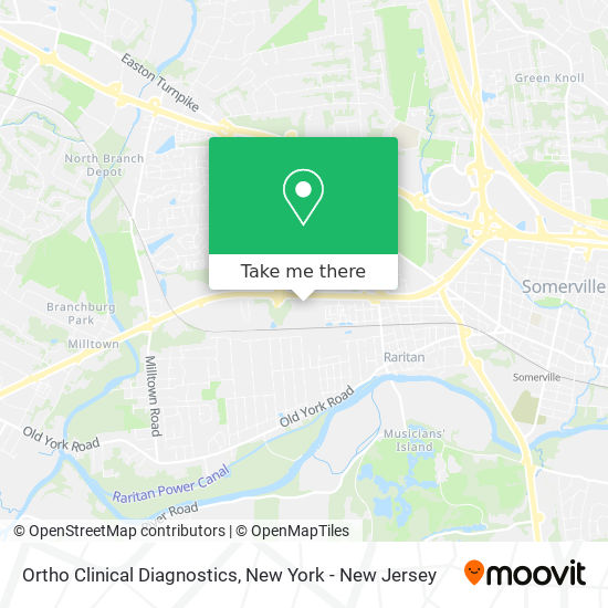 Ortho Clinical Diagnostics map