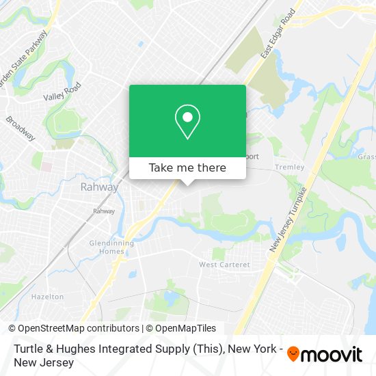 Turtle & Hughes Integrated Supply (This) map