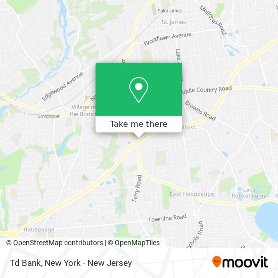 Td Bank map