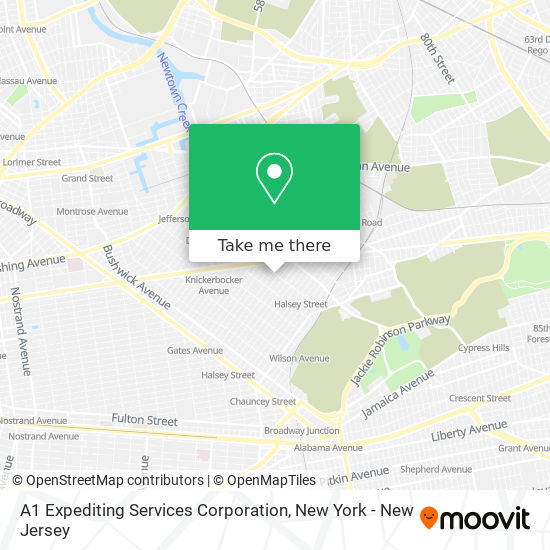 A1 Expediting Services Corporation map