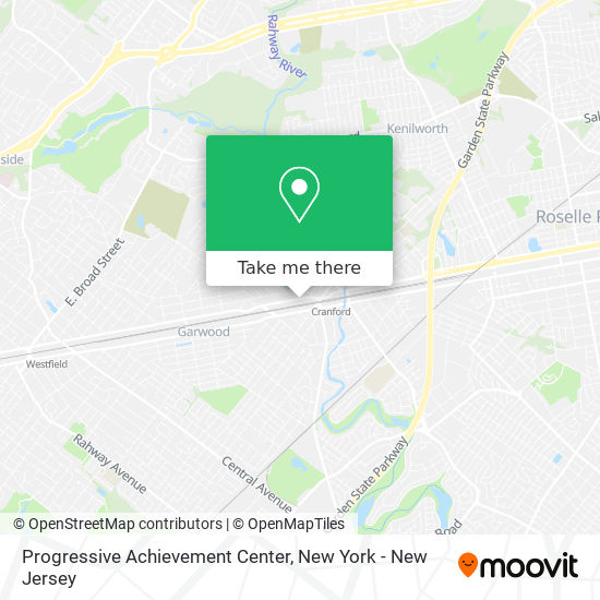 Progressive Achievement Center map