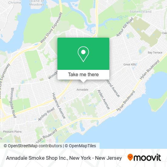 Mapa de Annadale Smoke Shop Inc.