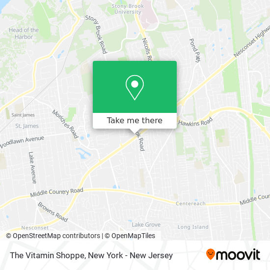 The Vitamin Shoppe map