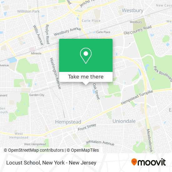 Mapa de Locust School